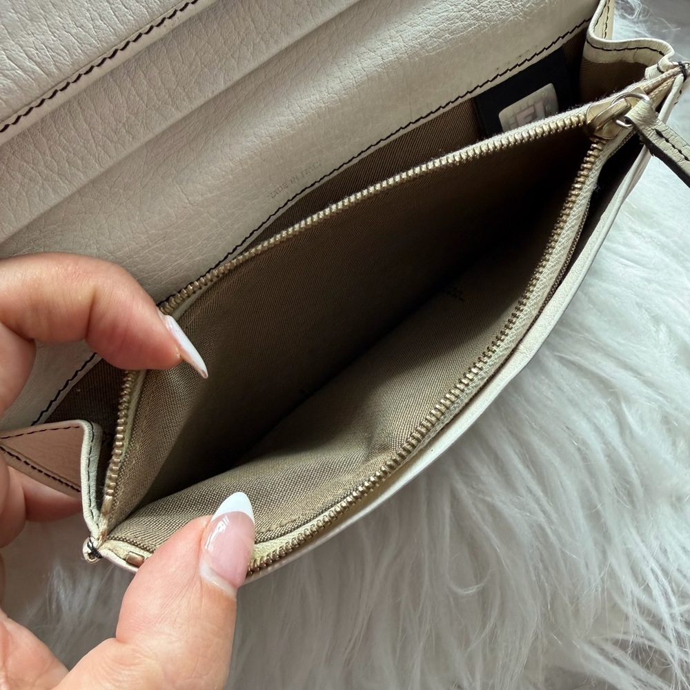 Fendi Black and White FF Monogram Continental Wallet - Picture 8 of 9